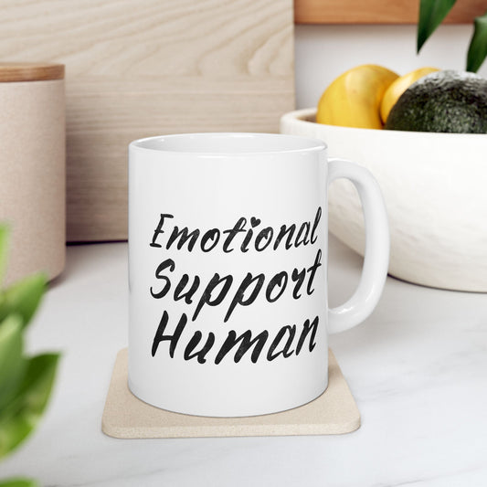 Emotional Support Human Mug