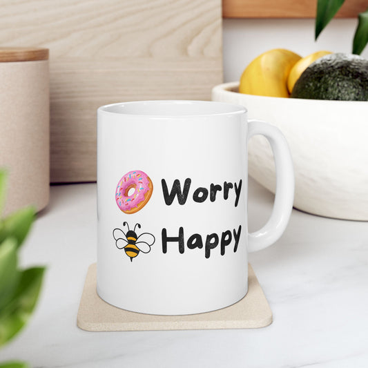 Donut Worry Bee Happy Mug