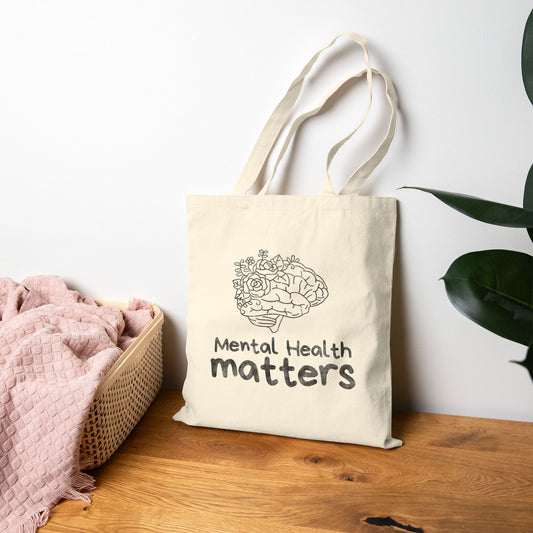 Mental Health Matters Tote Bag (15" x 16")