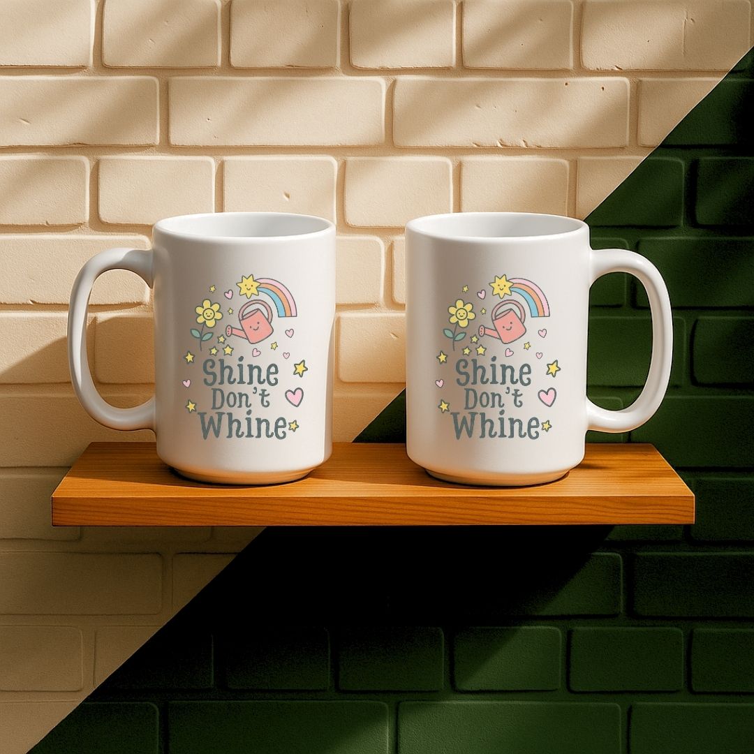 Shine Don't Whine Mug