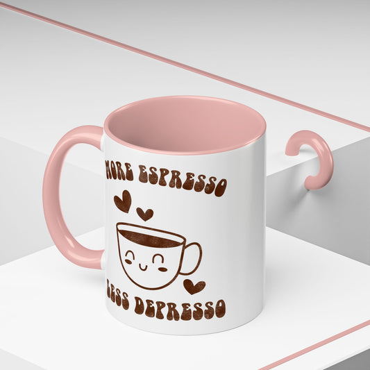 More Espresso Less Depresso Mug
