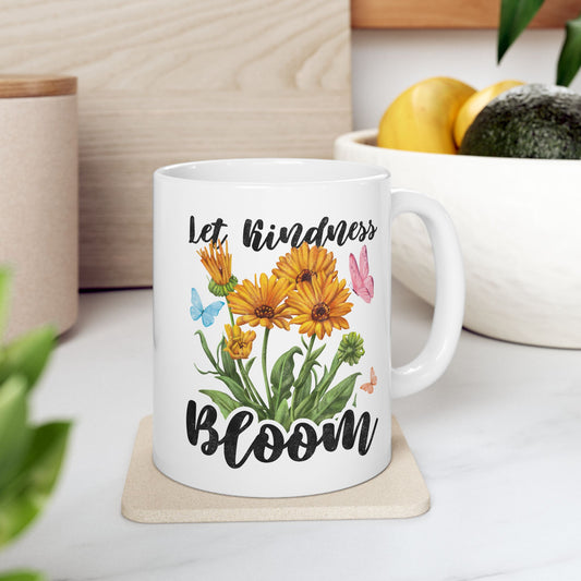 Let Kindness Bloom Mug