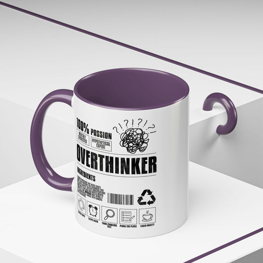 Overthinker Ingredients Mug