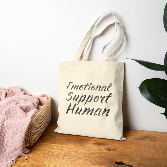 Emotional Support Human Tote Bag (15" x 16")