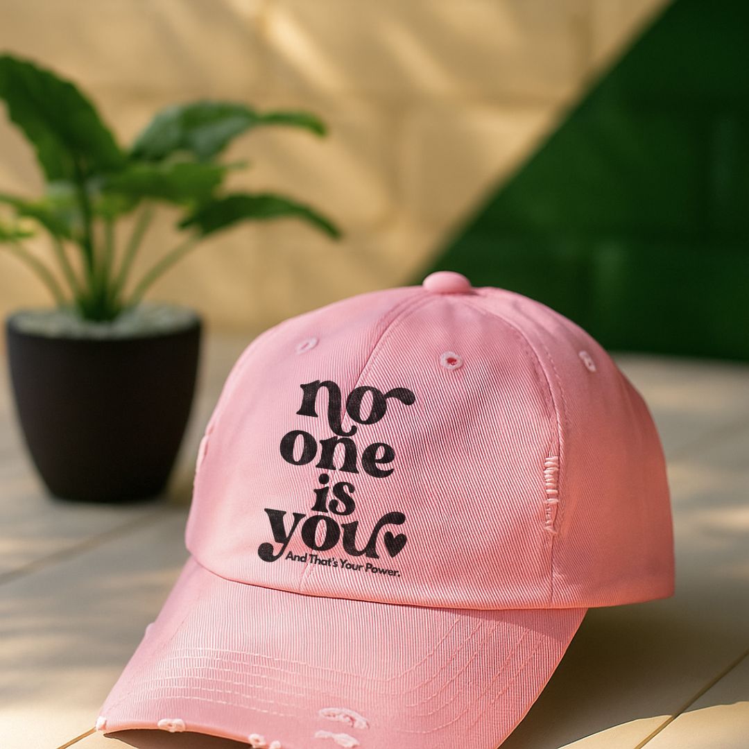 No One Is You Distressed Cap