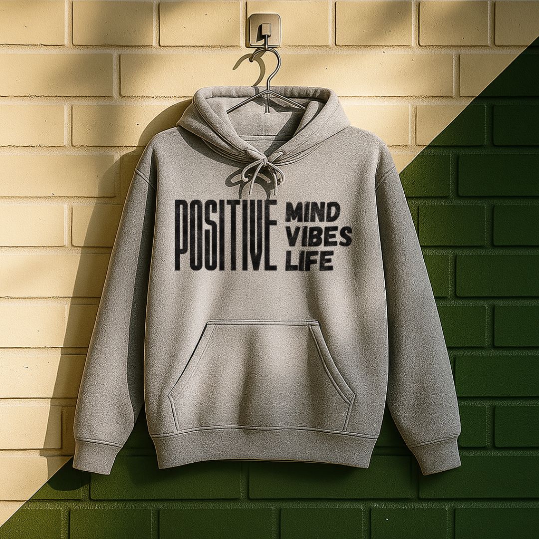 Positive Mind Positive Vibes Positive Life Hoodie
