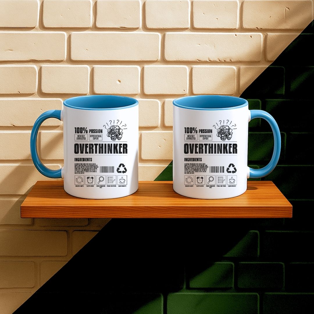 Overthinker Ingredients Mug