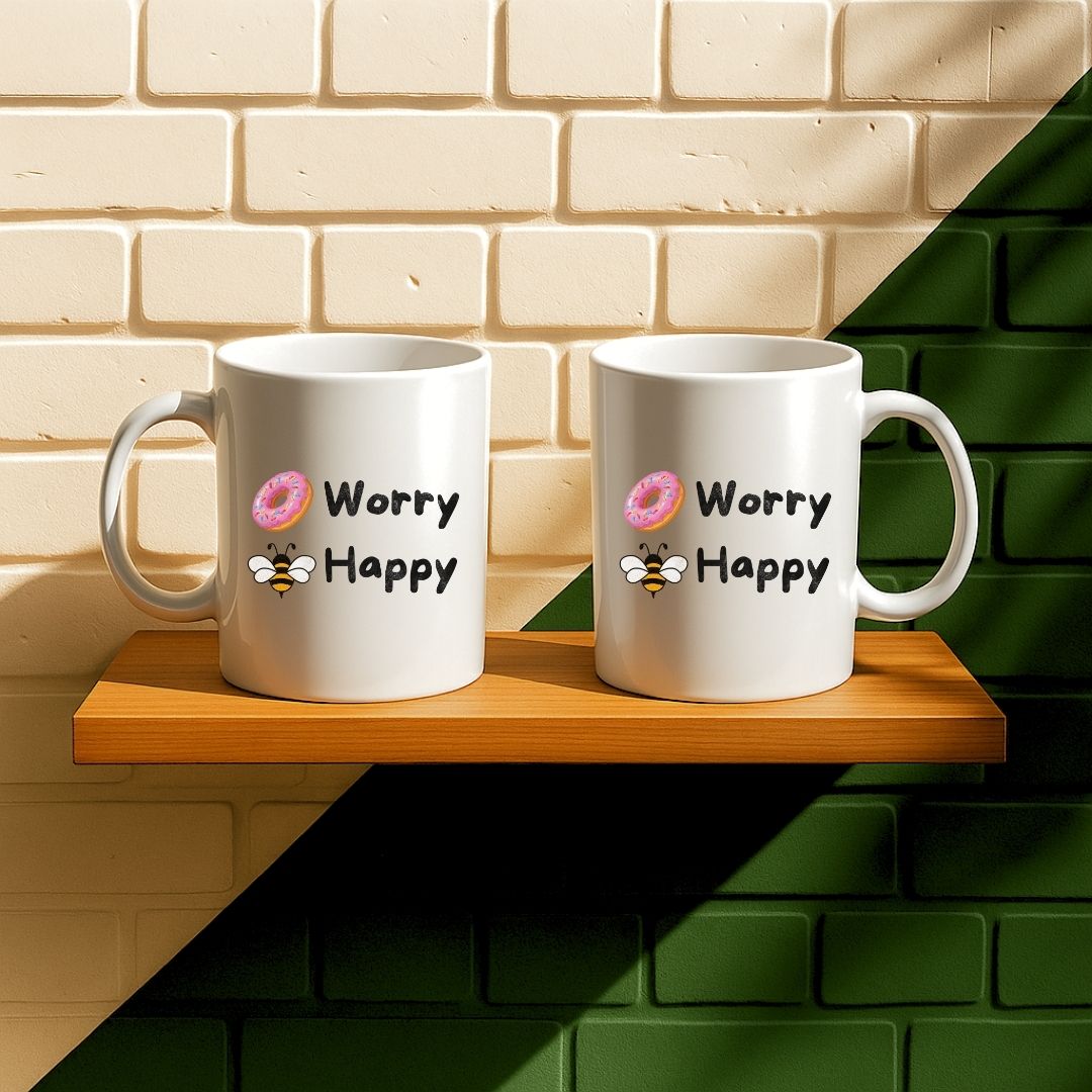 Donut Worry Bee Happy Mug