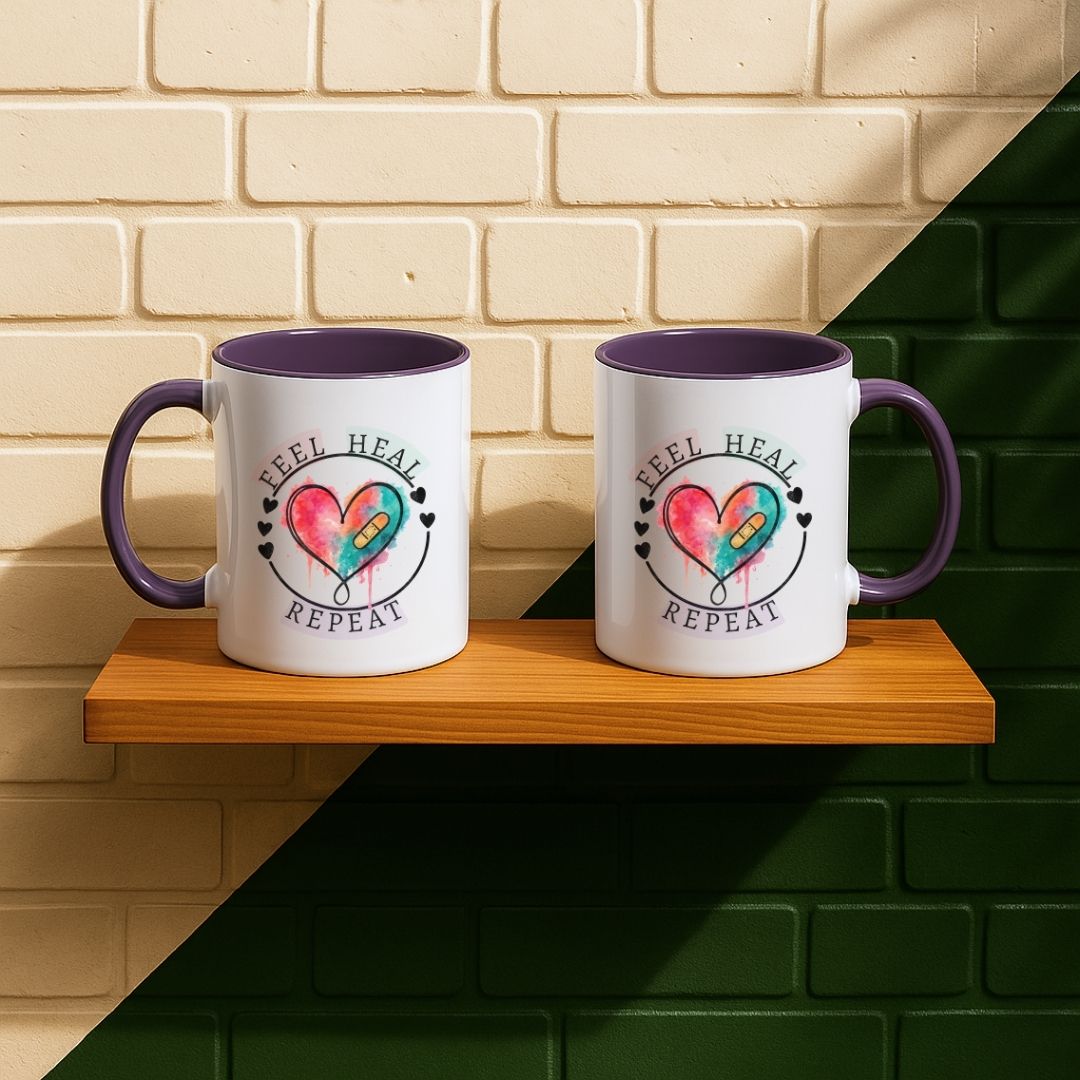 Feel Heal Repeat Mug