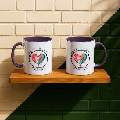 Feel Heal Repeat Mug