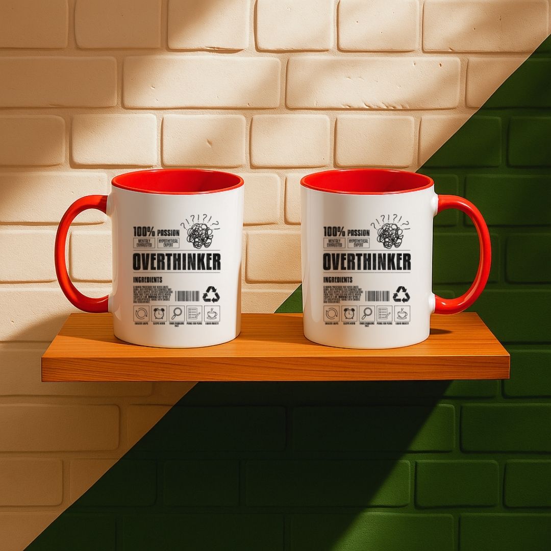 Overthinker Ingredients Mug