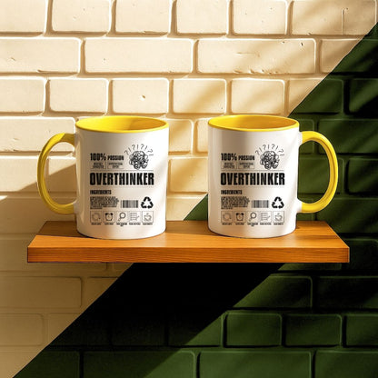 Overthinker Ingredients Mug