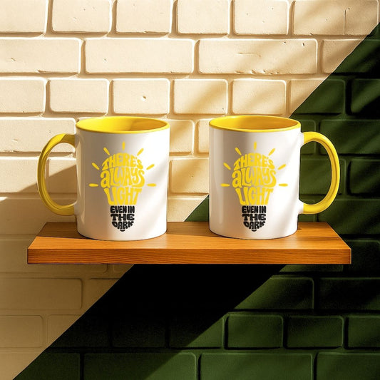 There Is Always Light Even In The Dark Mug