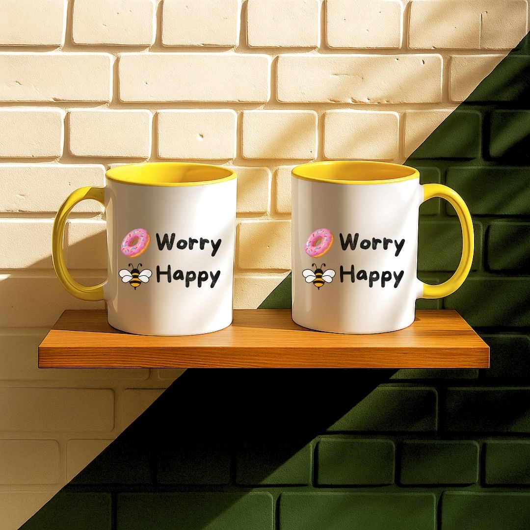 Donut Worry Bee Happy Mug