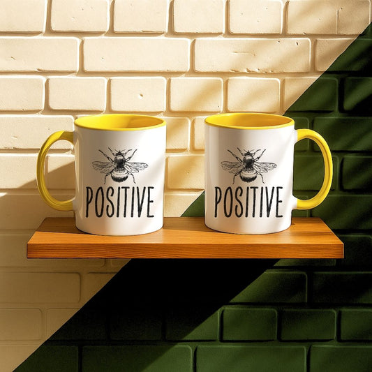 Bee Positive Mug