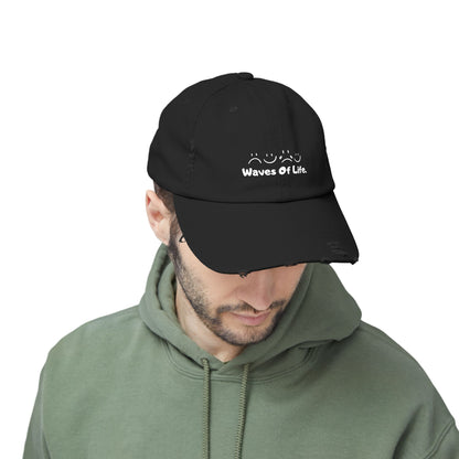 Waves Of Life Distressed Cap