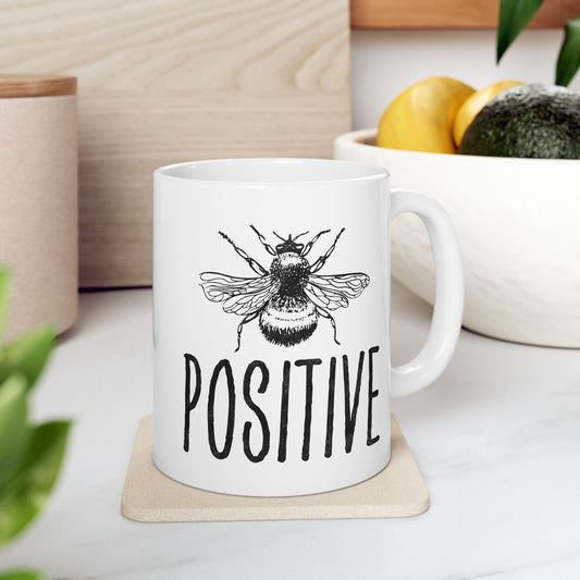 Bee Positive Mug
