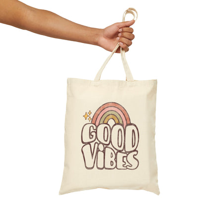 Good Vibes Tote Bag (15" x 16")