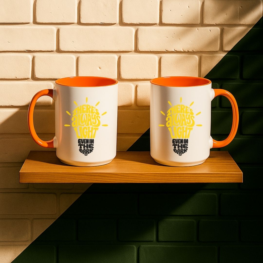 There Is Always Light Even In The Dark Mug