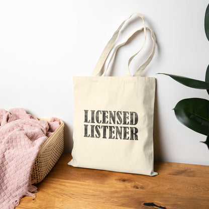 Licensed Listener Tote Bag (15" x 16")