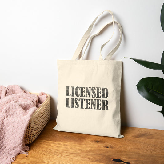 Licensed Listener Tote Bag (15" x 16")