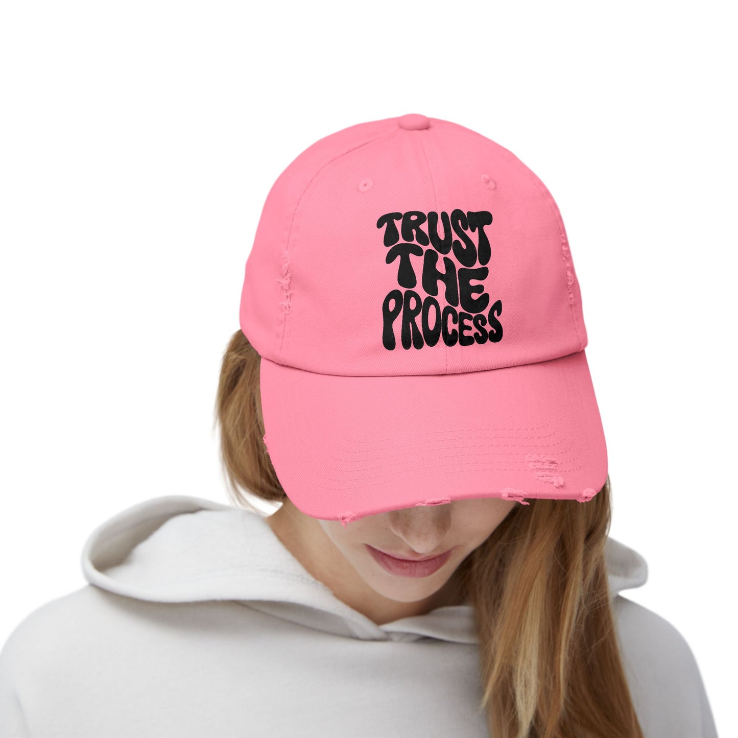 Trust The Process Distressed Cap