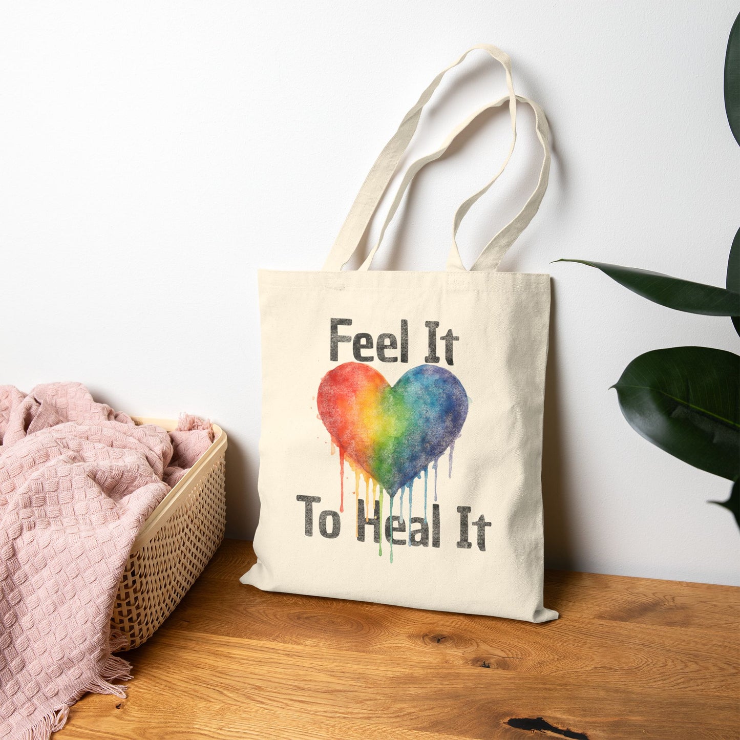 Feel It To Heal It Tote Bag (15" x 16")