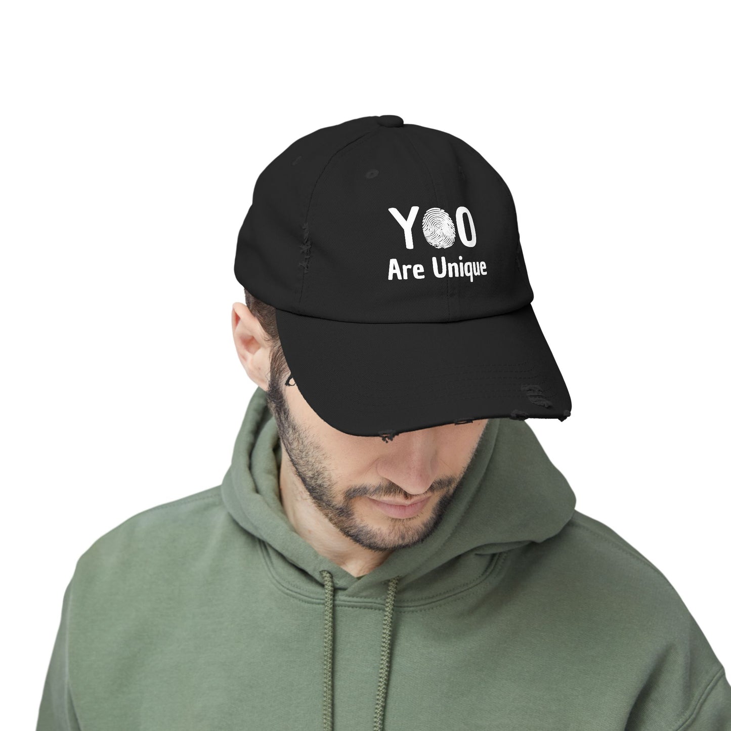 You Are Unique Distressed Cap