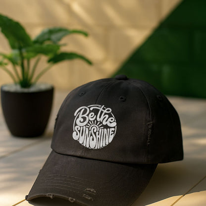 Be The Sunshine Distressed Cap