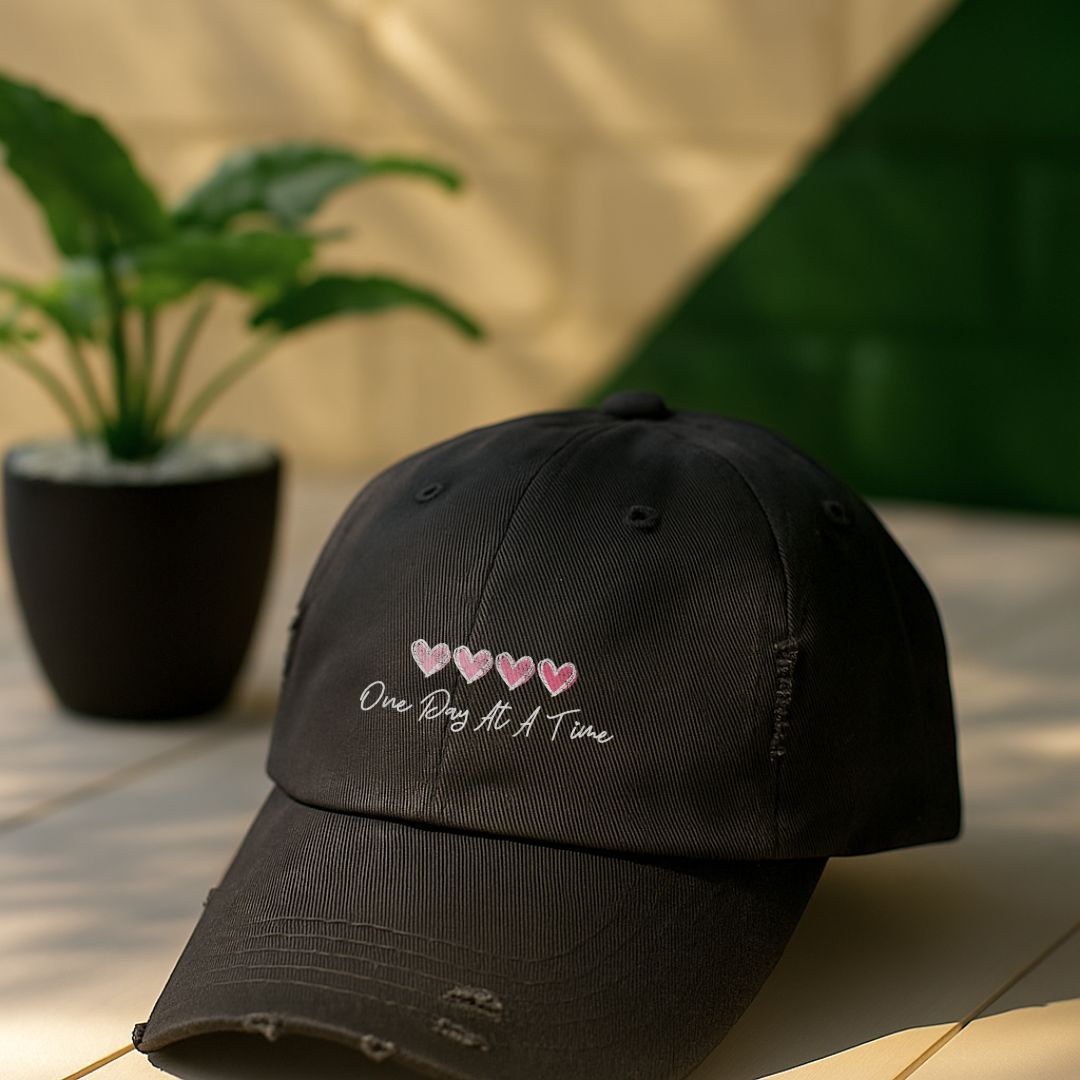 One Day At A Time Distressed Cap