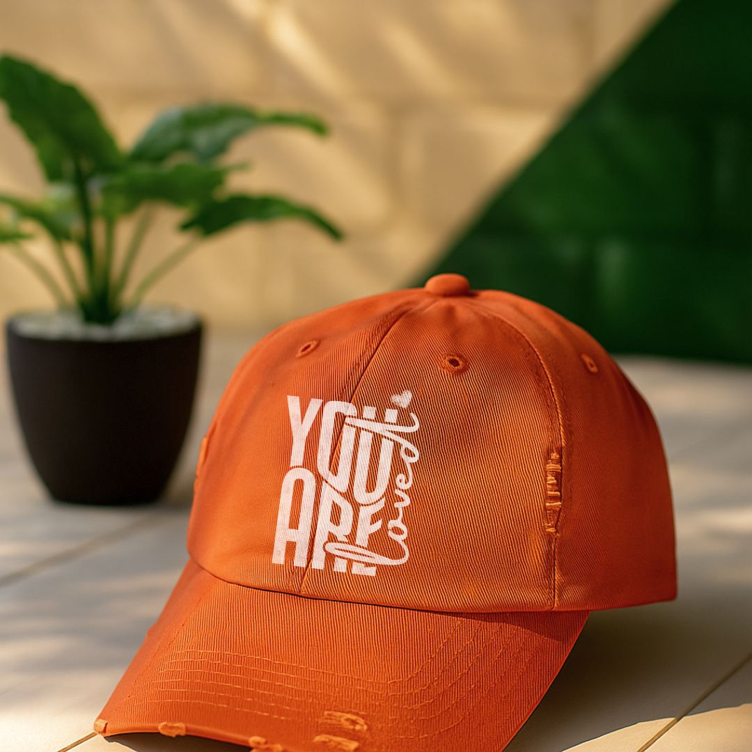 You Are Loved Distressed Cap