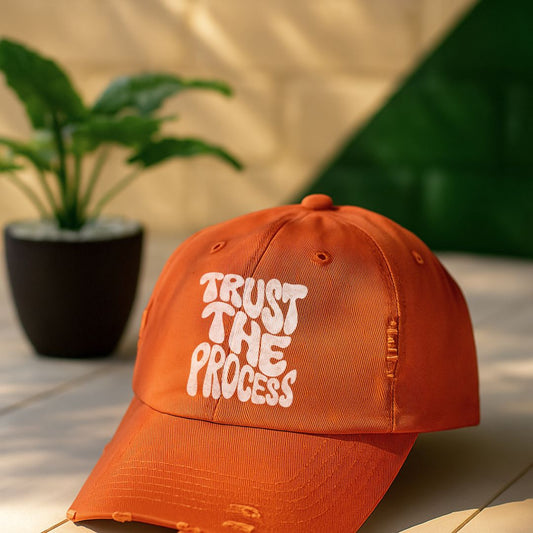 Trust The Process Distressed Cap