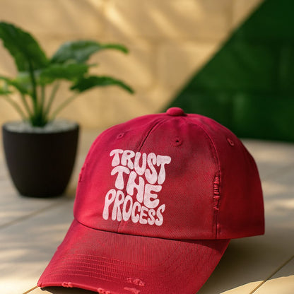 Trust The Process Distressed Cap