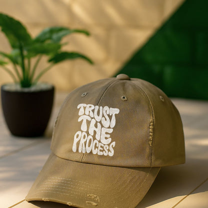 Trust The Process Distressed Cap