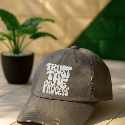 Trust The Process Distressed Cap