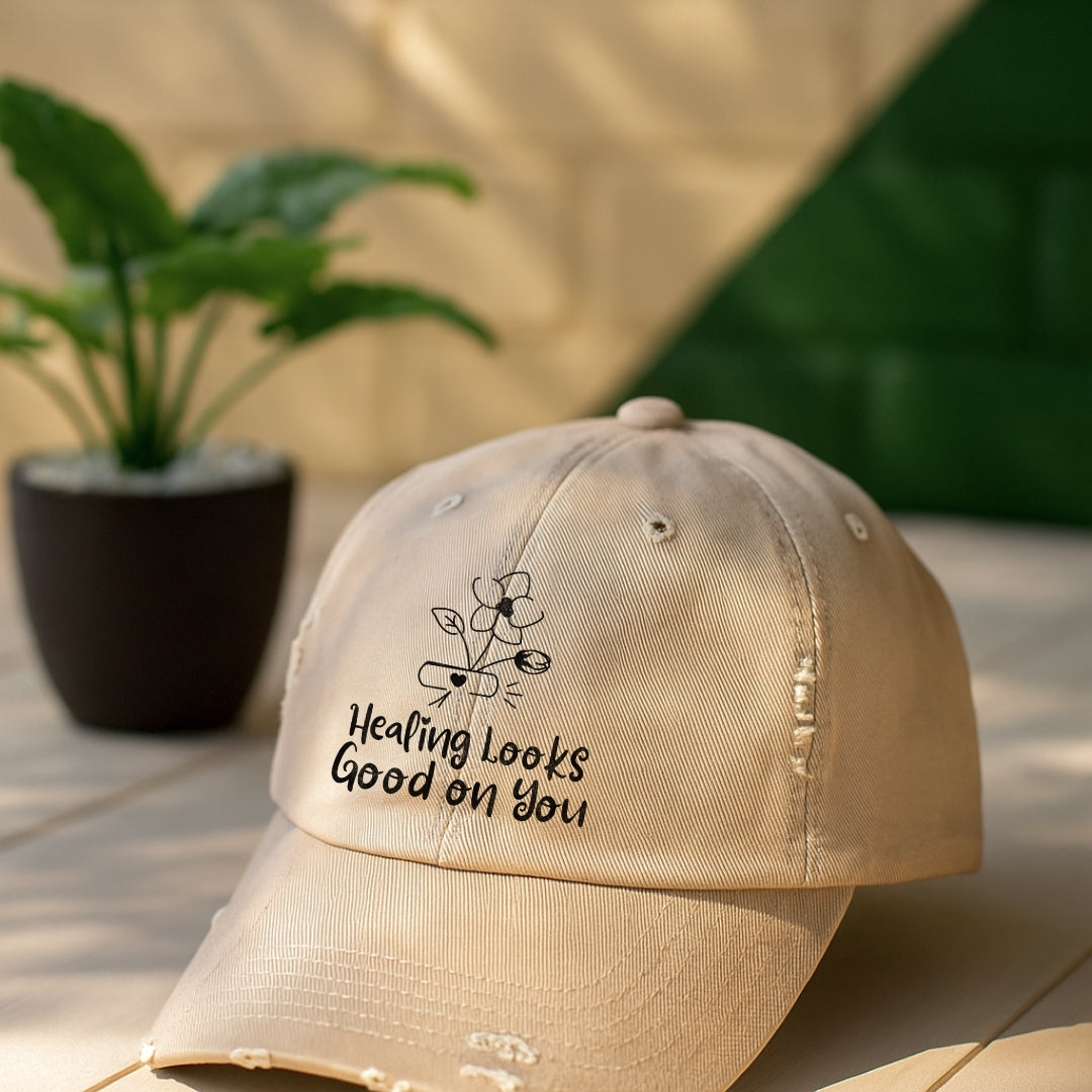 Healing Looks Good on You Distressed Cap