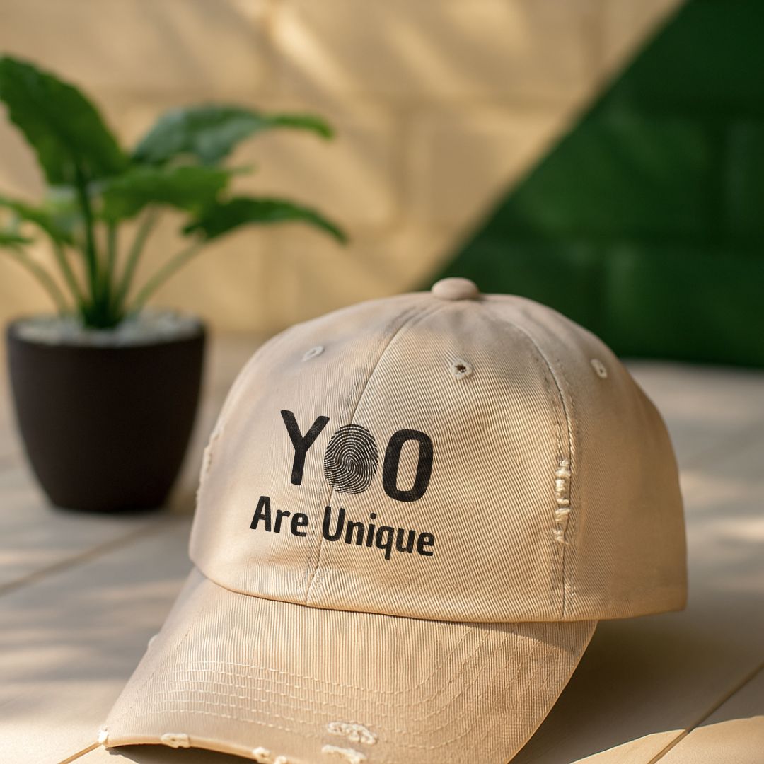 You Are Unique Distressed Cap