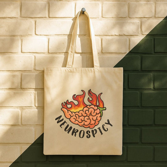 Neurospicy Tote Bag (15" x 16")