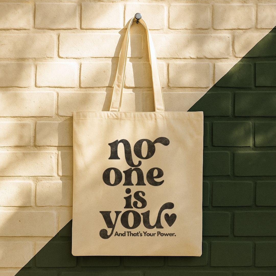 No One Is You Tote Bag (15" x 16")