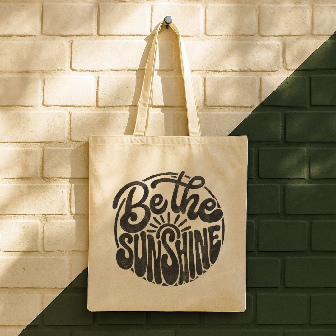 Be The Sunshine Tote Bag (15" x 16")