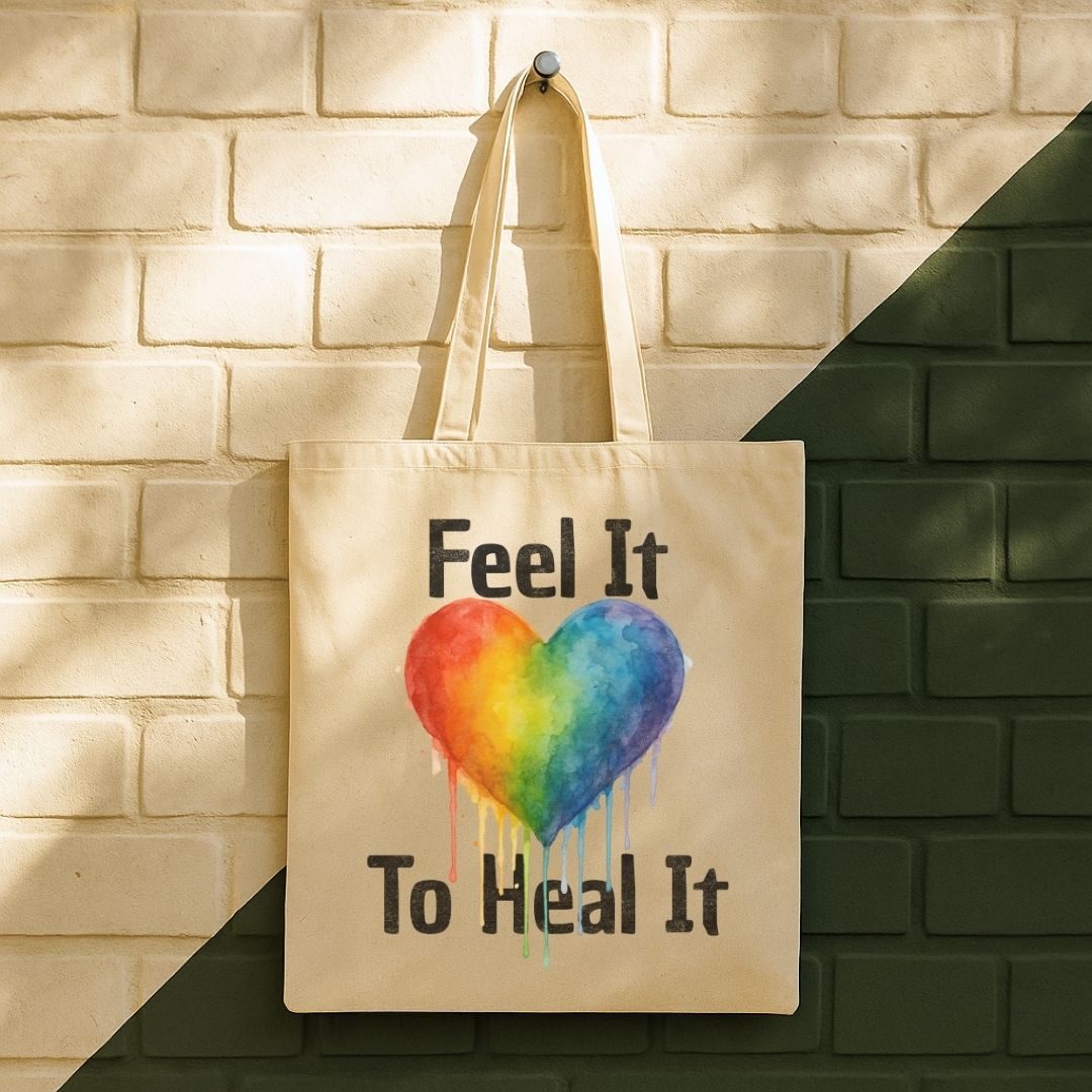 Feel It To Heal It Tote Bag (15" x 16")