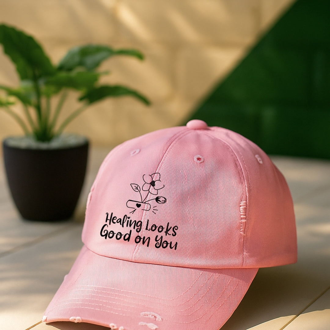 Healing Looks Good on You Distressed Cap
