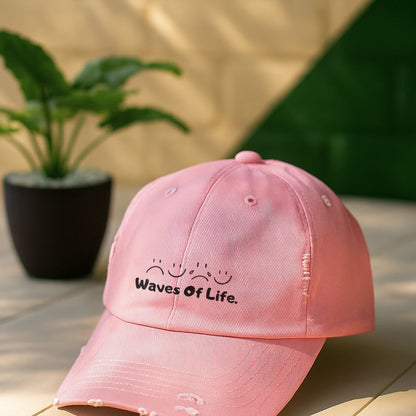 Waves Of Life Distressed Cap